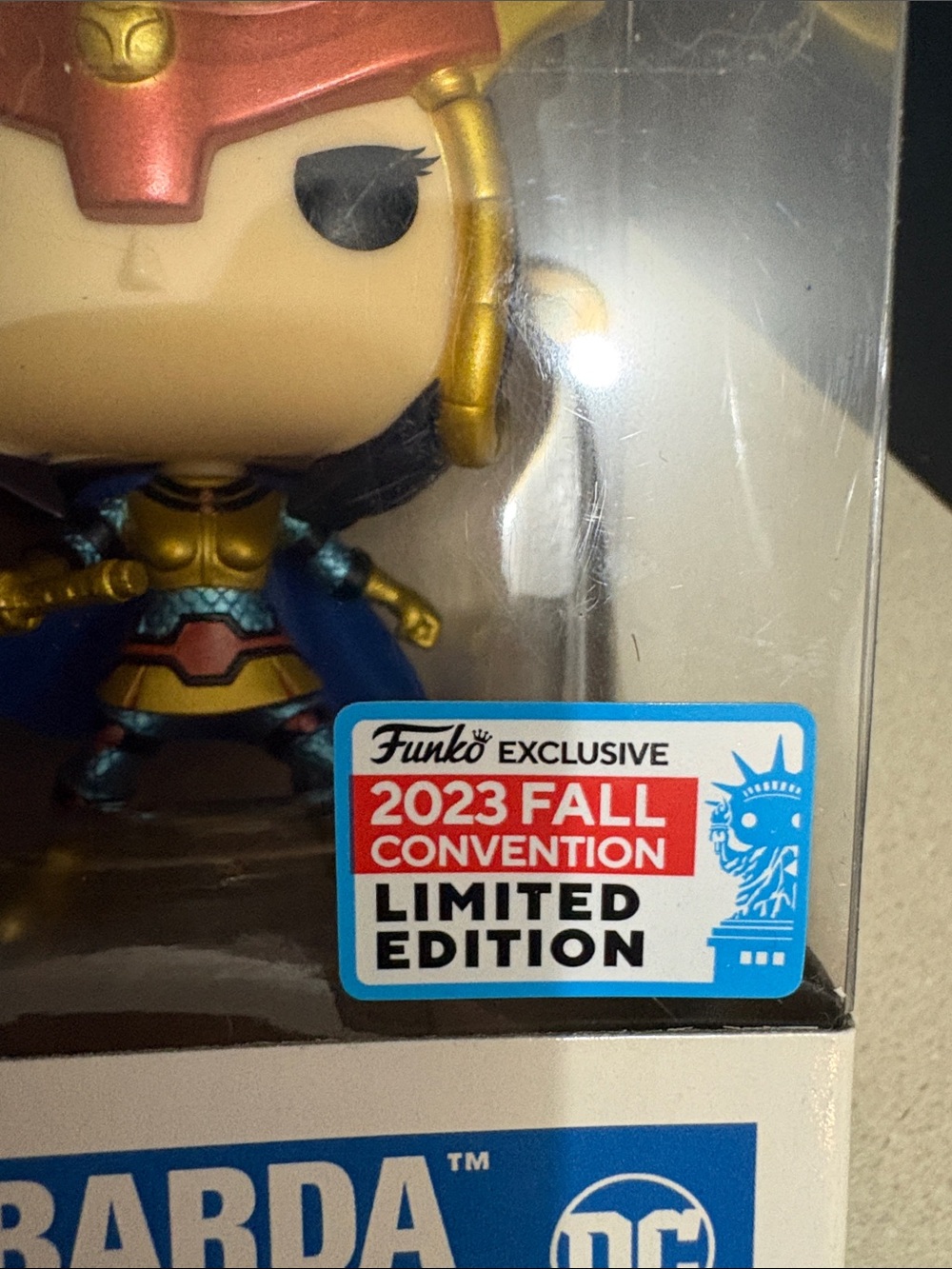 Justice League PoP! BIG BARDA #481 Exclusive Convention Limited Edition - Picture 5 of 5